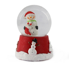 Home Decor Musical Snow Globes For Children Customized Color 4.5x4.5x7  Cm